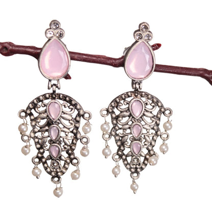 DUAL DROP DANGLER - PINK