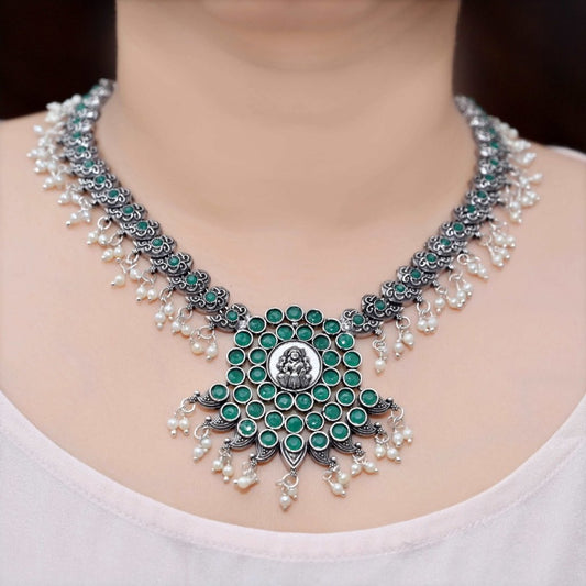 AASTHA NECKLACE SET - GREEN