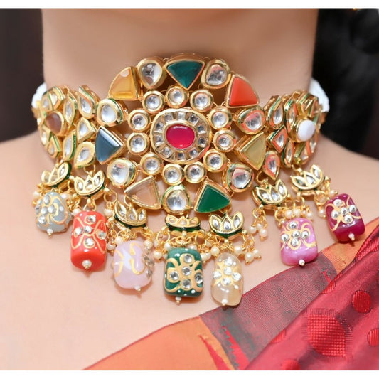 NAVRATAN CHOKER NECKLACE